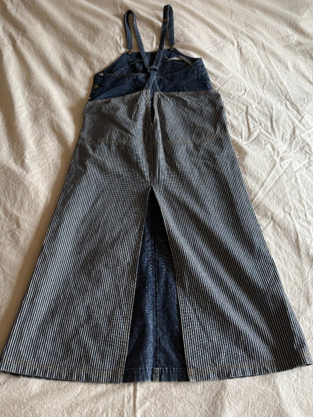 Denim Jumper Pinafore Dress